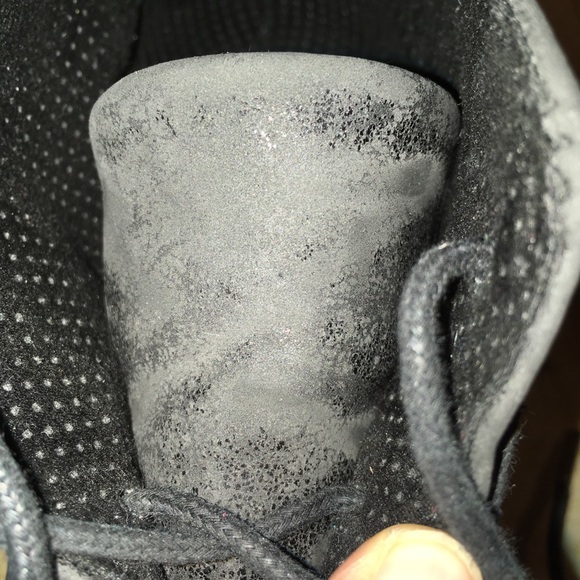 Toms Lunata Lace Up Black Metallic Ankle Bootie Boots Shoes Size 8.5 - Picture 9 of 12